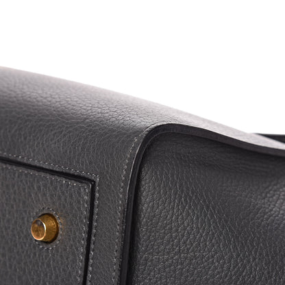 Celine Crisped Calfskin Medium Tie Knot Tote Anthracite 15 of 15