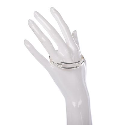 Tiffany Sterling Silver Rectangle Bangle Bracelet 2 of 7