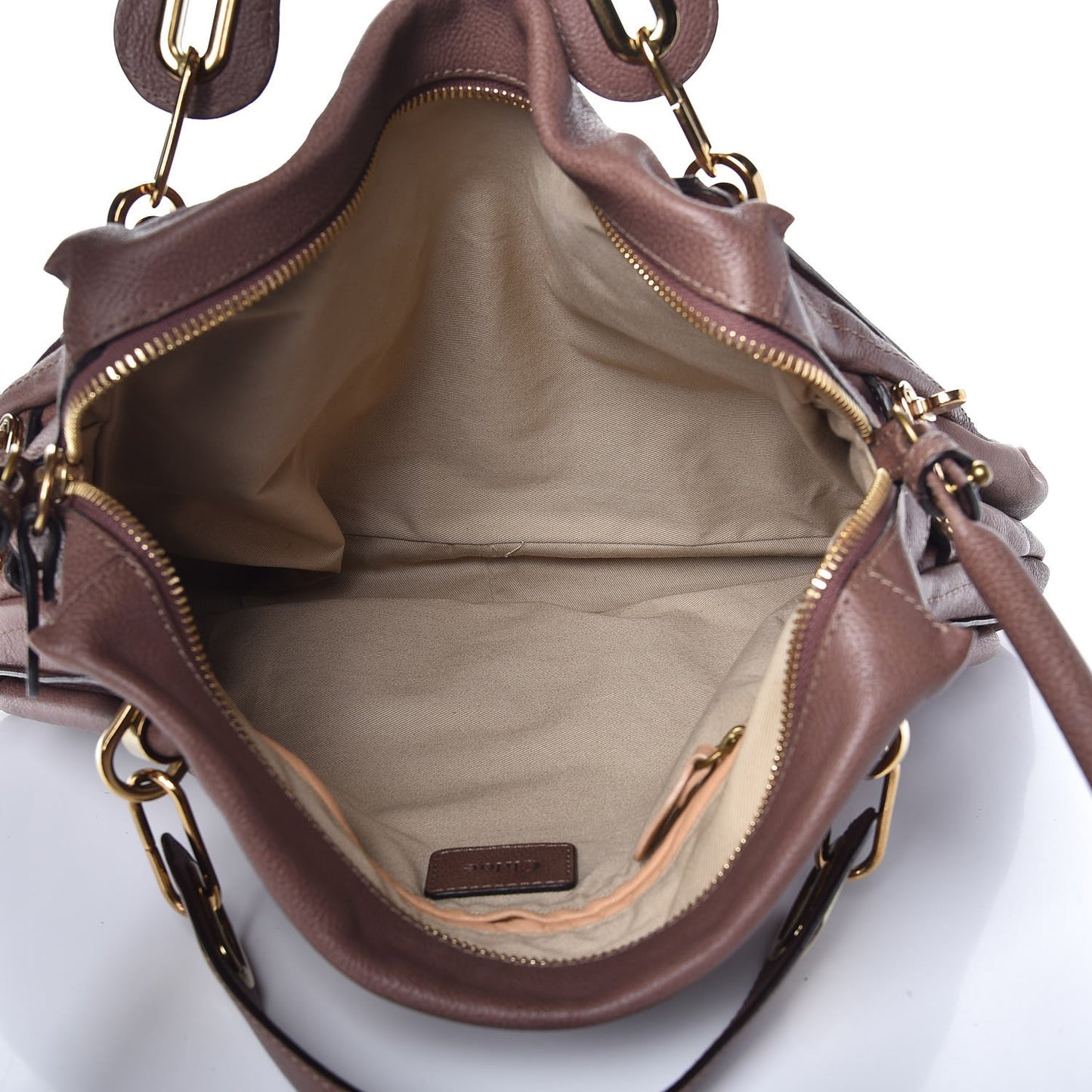 Calfskin Large Paraty Old Pink