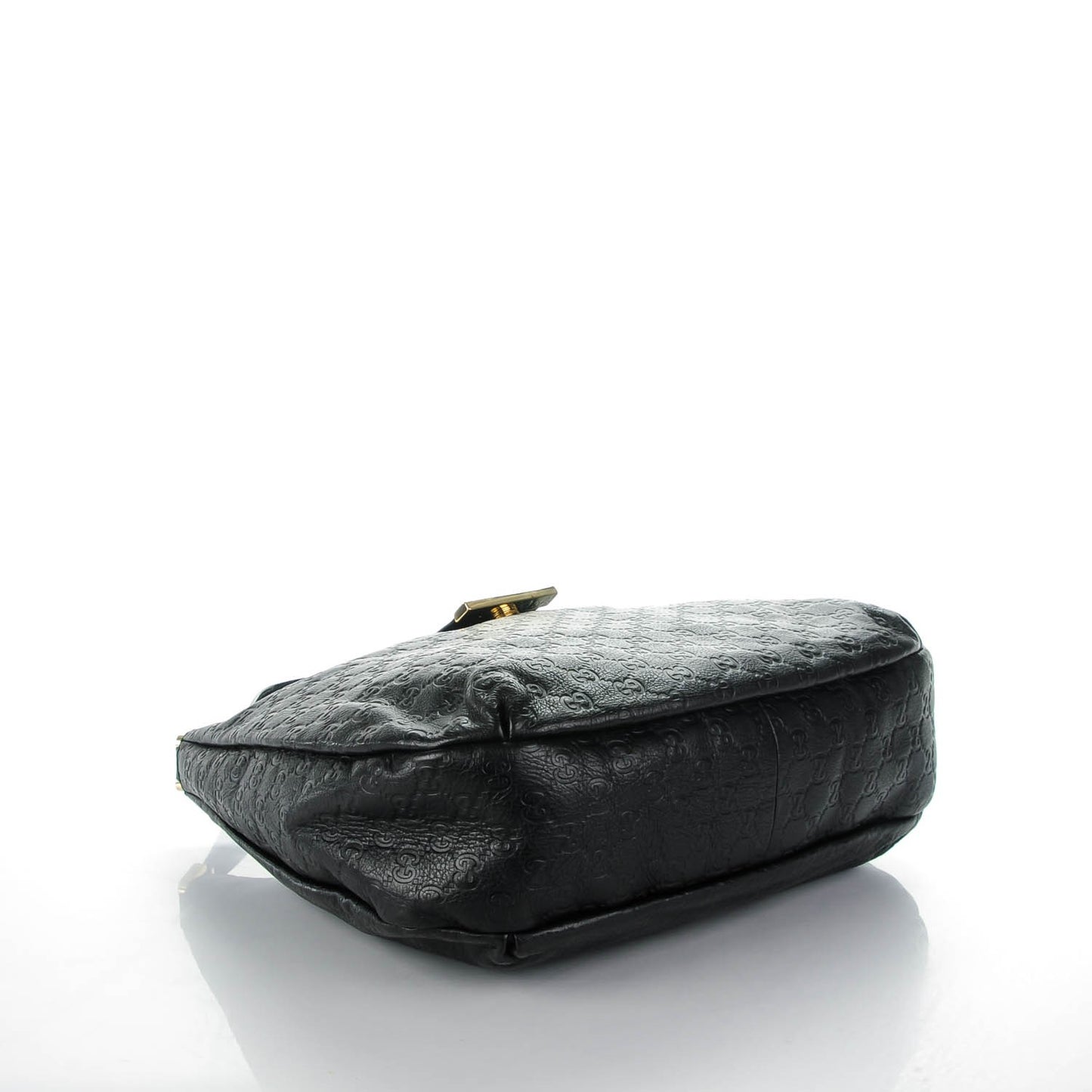 Guccissima Large New Ladies Web Hobo Black