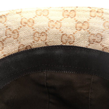 Gucci GG Monogram Web Bucket Hat XL Brown 9 of 9