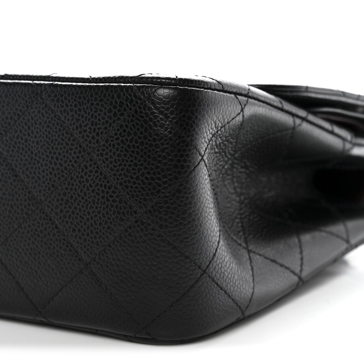 Chanel Caviar Quilted Jumbo Double Flap Black 10 of 13