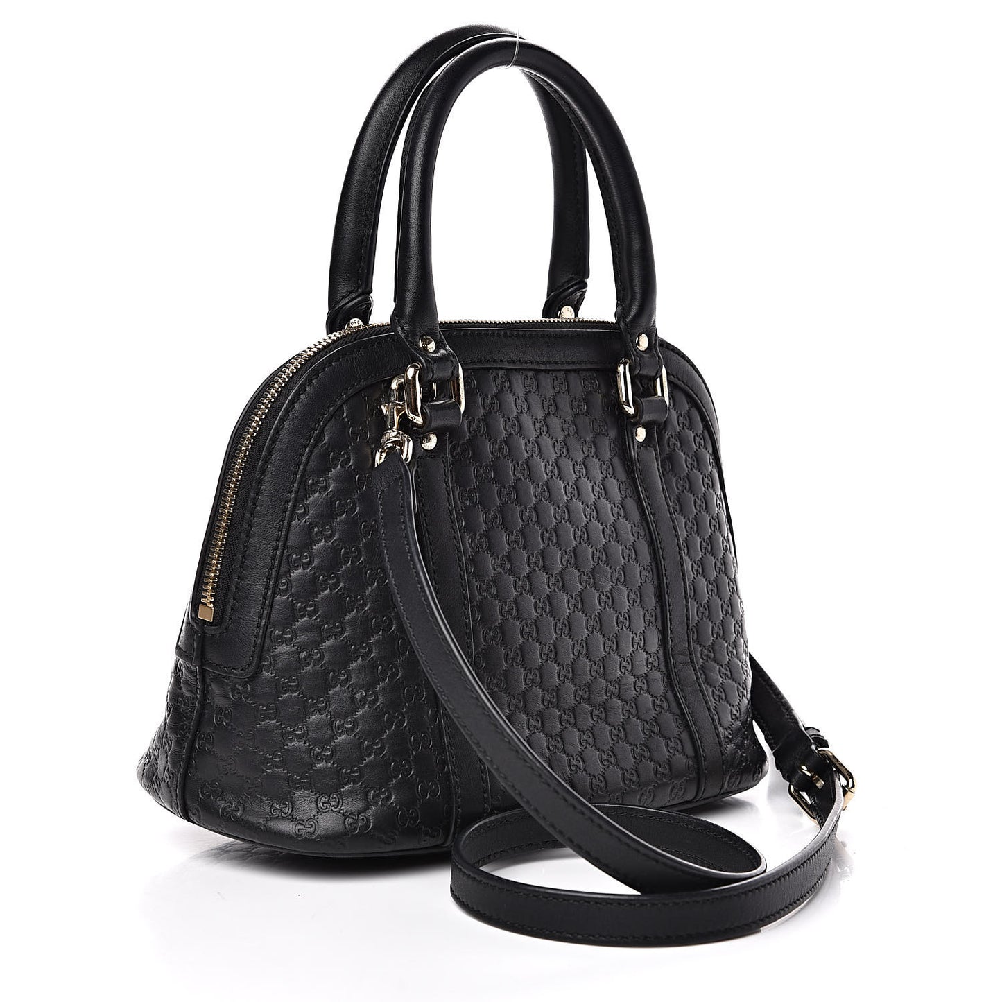 Microguccissima Mini Dome Bag Black