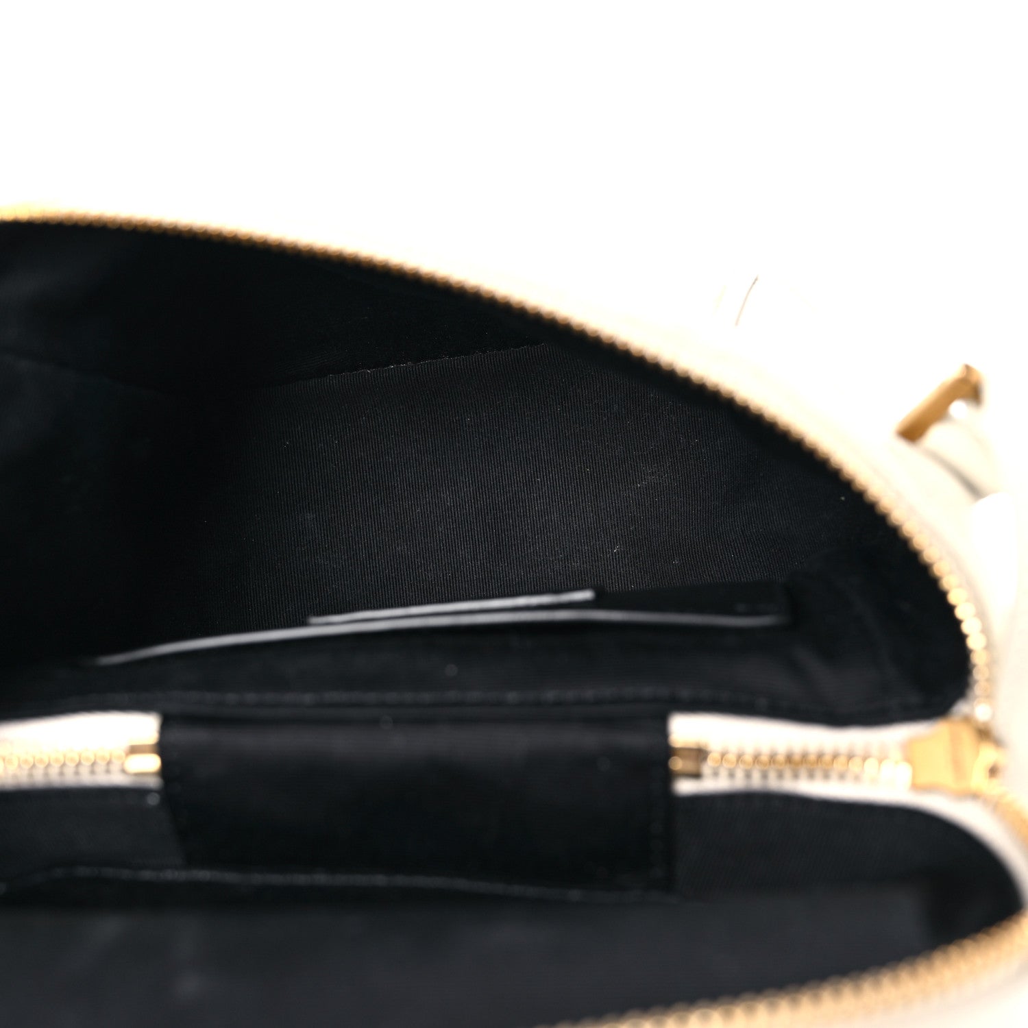 Saint Laurent Grain de Poudre Quilted 80's Vanity Bag Crema Soft 5 of 14