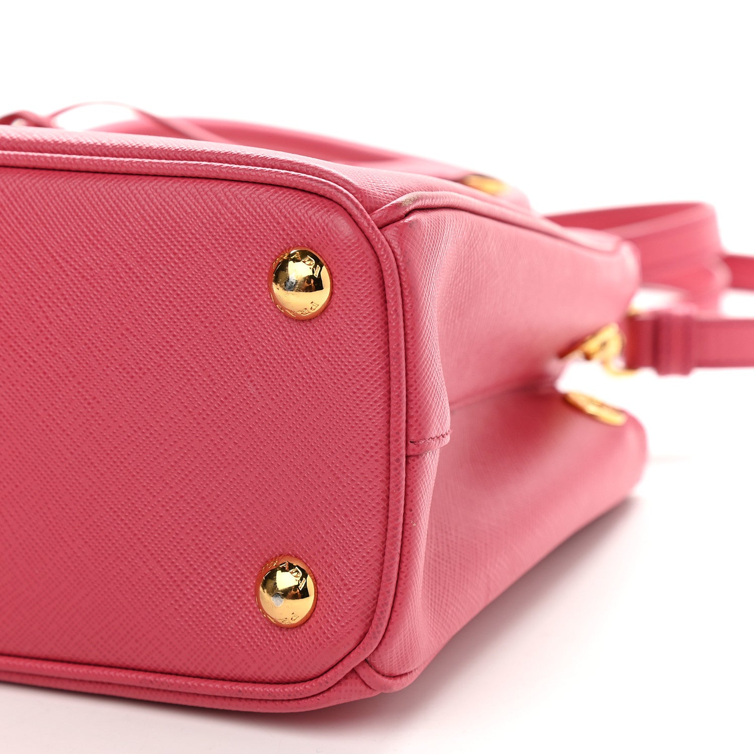 Prada Saffiano Small Galleria Double Zip Tote Peonia 8 of 13