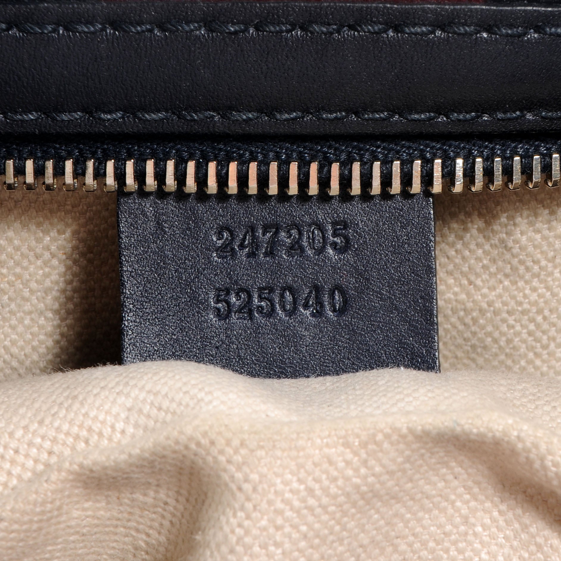 Gucci Monogram Selleria Calfskin Vintage Web Medium Boston Beige Blue 7 of 8