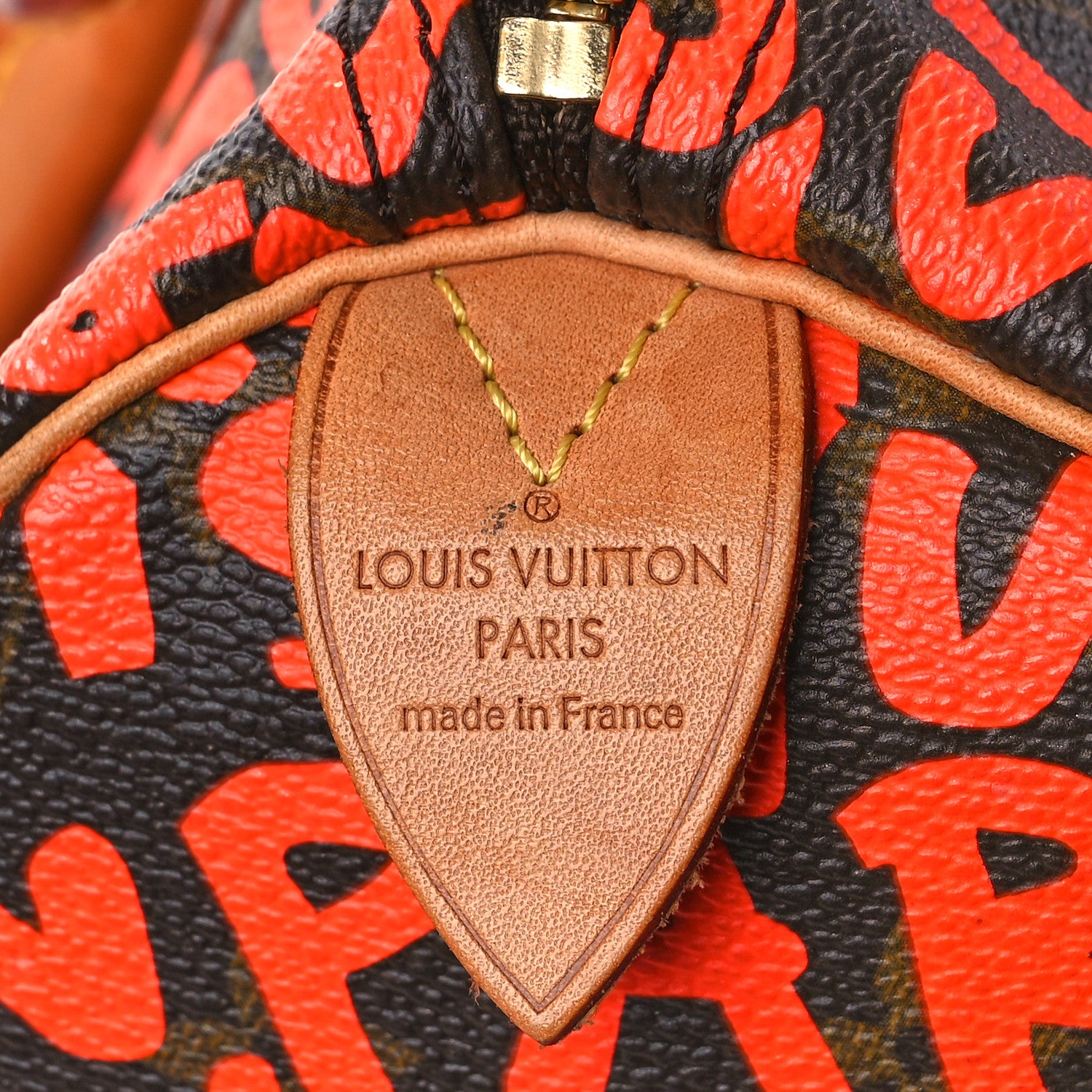 Louis Vuitton Monogram Graffiti Speedy 30 Orange 7 of 11