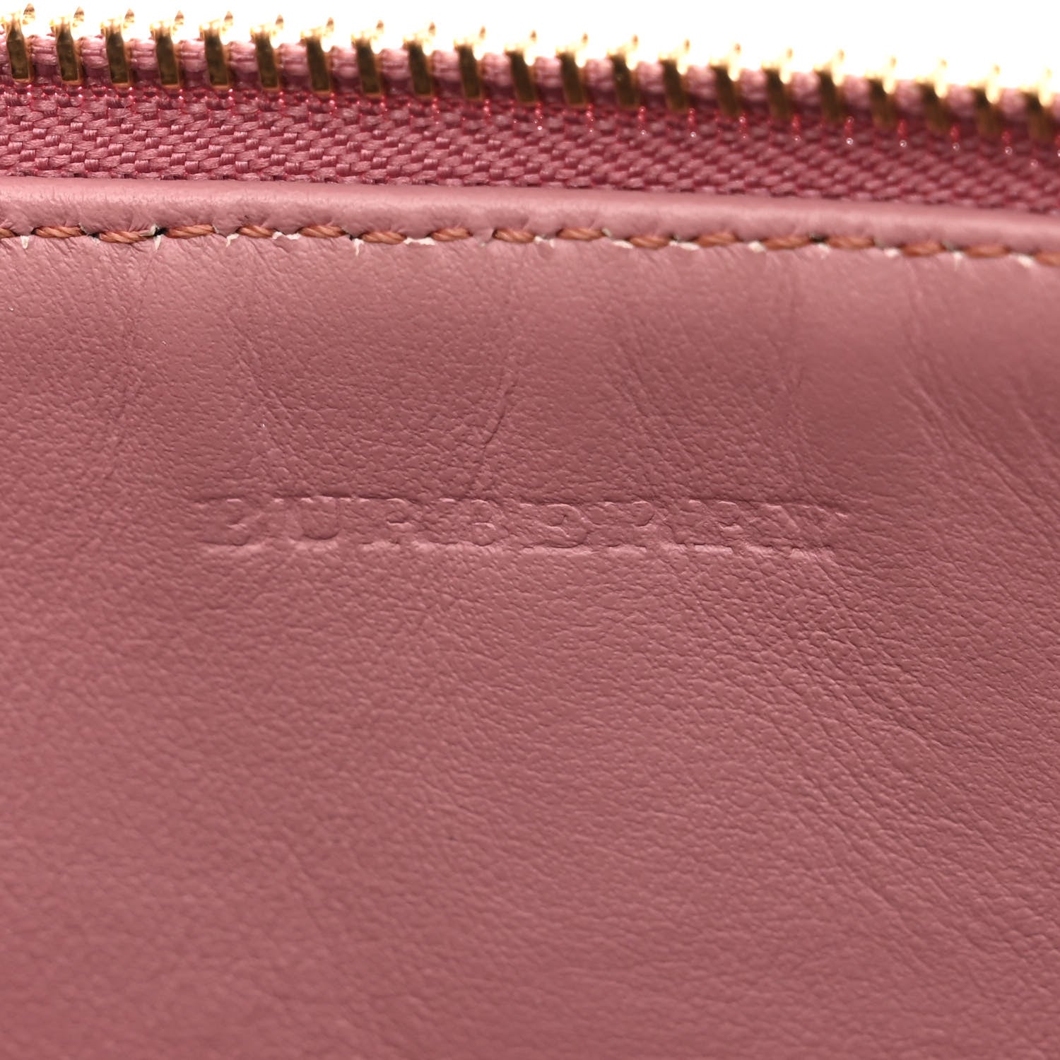 Burberry Haymarket Check Peyton Crossbody Clutch Bag Dusty Pink 6 of 11