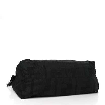 Fendi Nylon FF Shoulder Bag Black 4 of 11