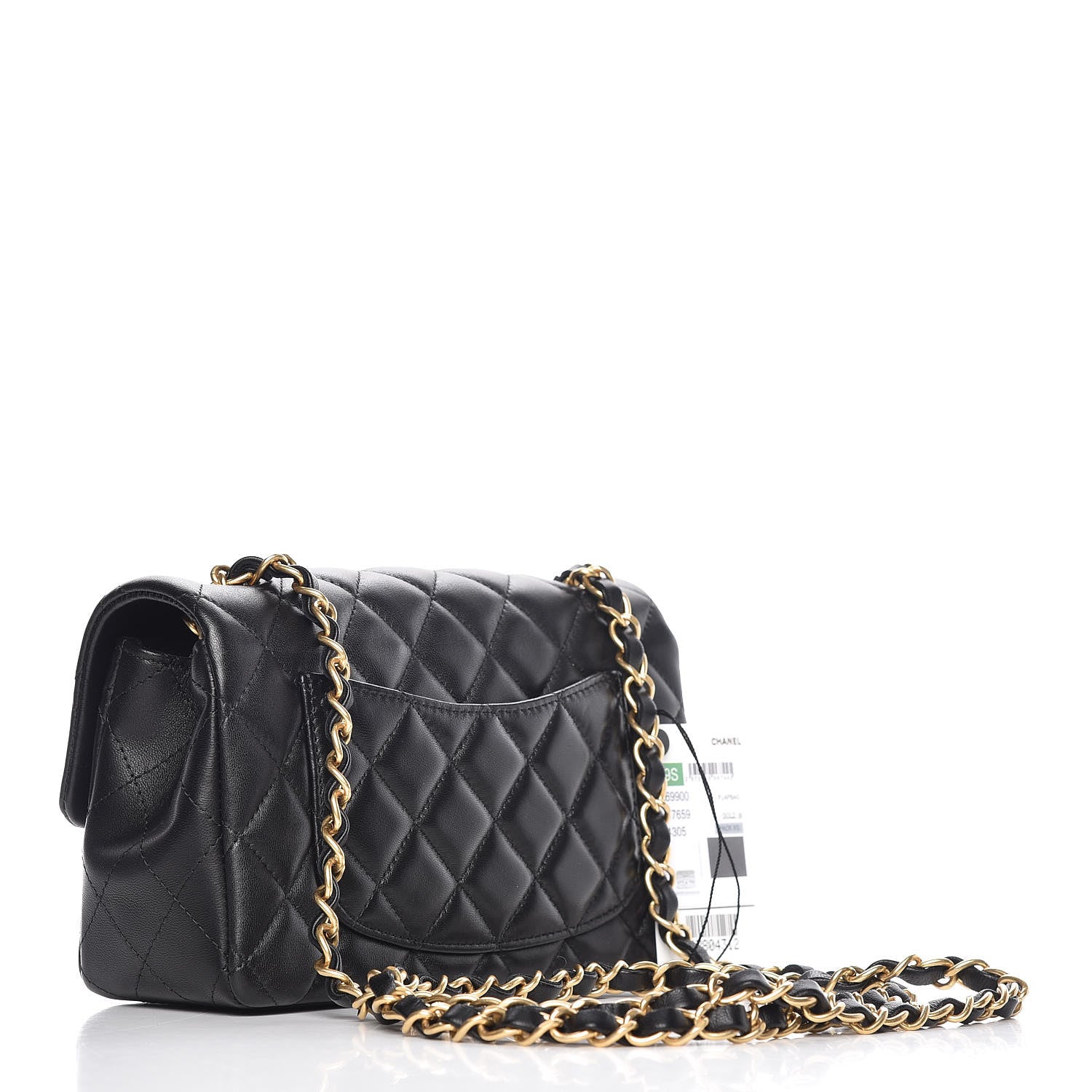 Chanel Lambskin Quilted Mini Rectangular Flap Black 4 of 13