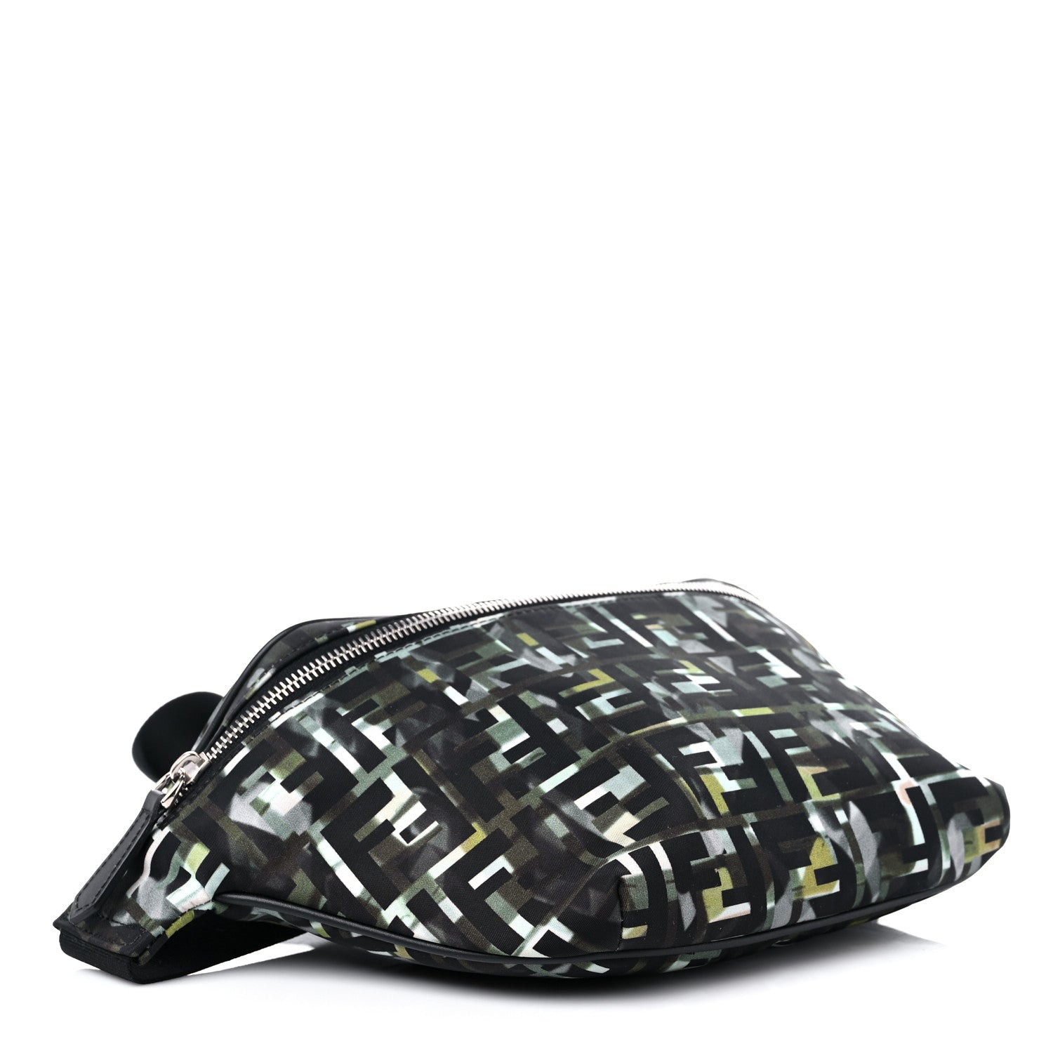 Fendi Nylon CamouFF Belt Bag Black Multicolor 3 of 8