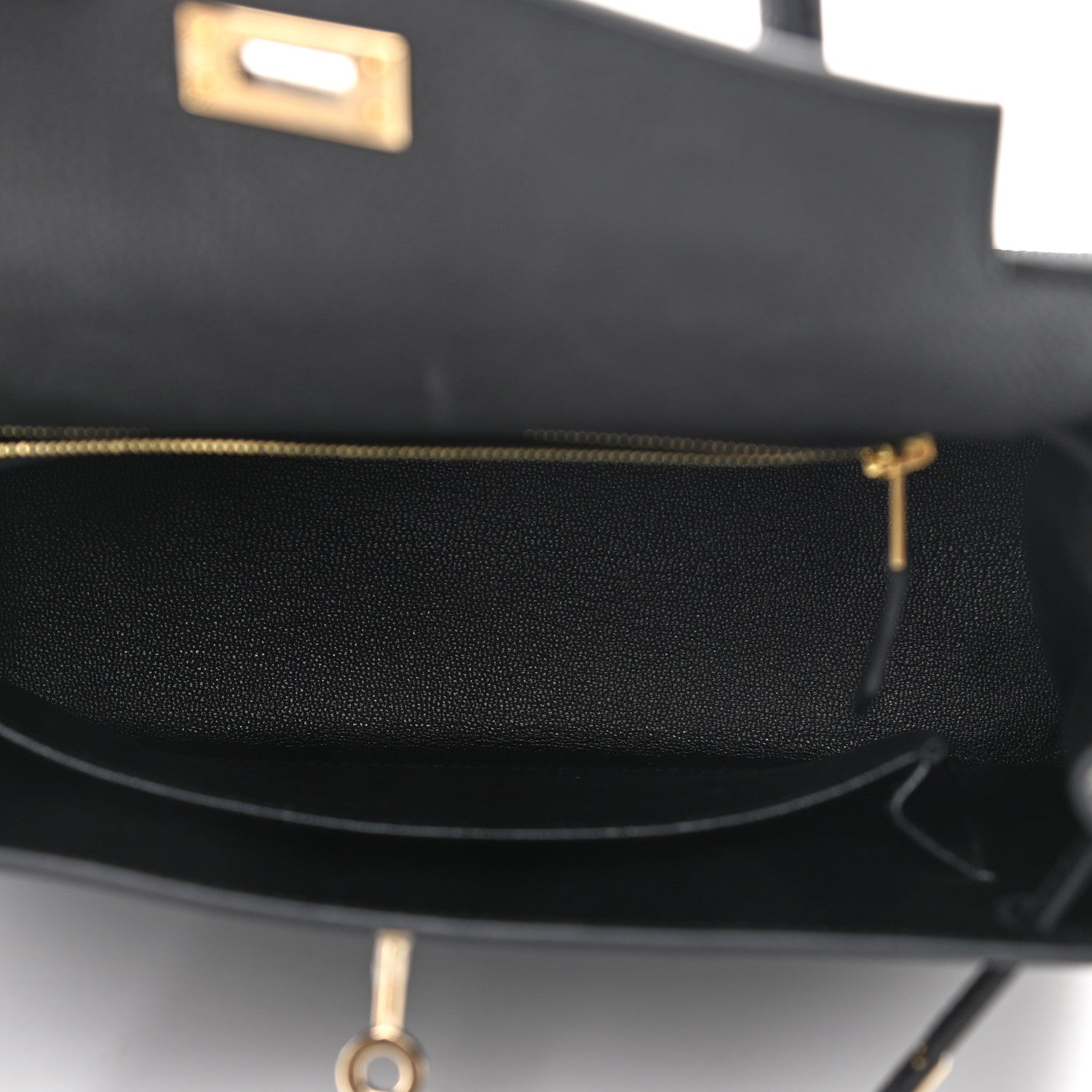 Hermes Togo Lizard Kelly Retourne Touch 25 Black 5 of 12