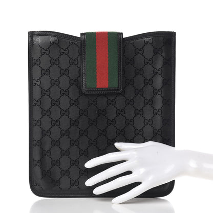 Gucci Imprime Monogram Web 500 iPad Case Black 2 of 7