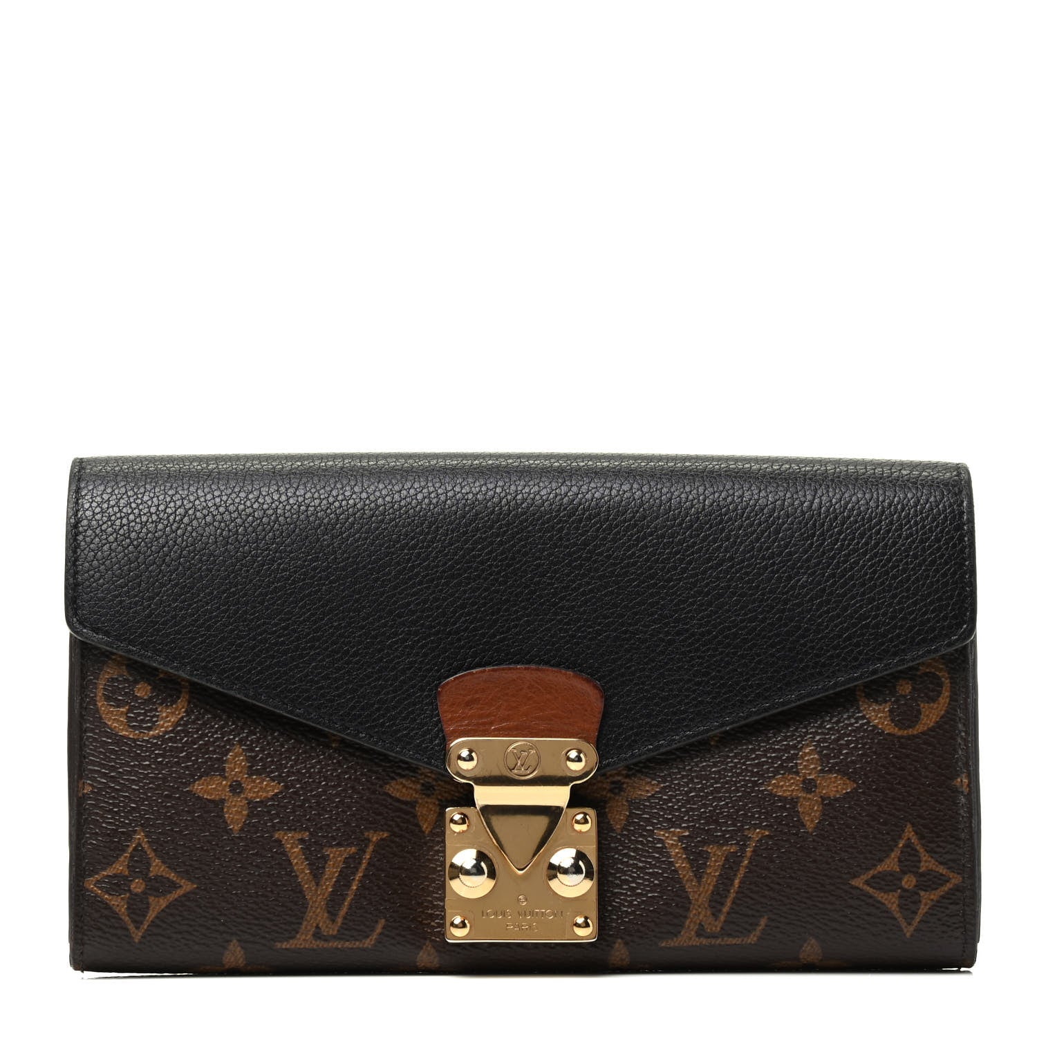 Louis Vuitton Monogram Pallas Wallet Black 1 of 3