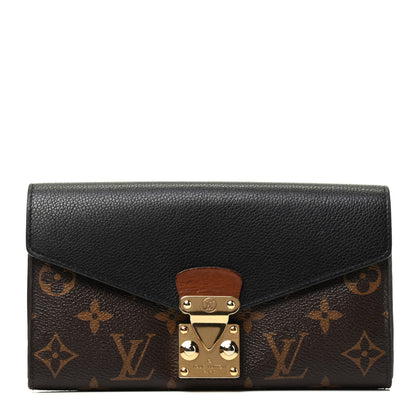 Louis Vuitton Monogram Pallas Wallet Black 1 of 3