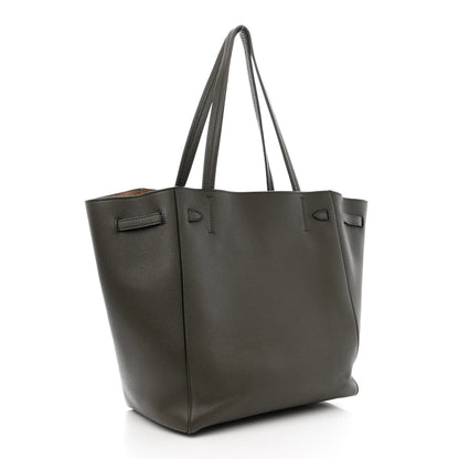 Celine Soft Grained Calfskin Small Belt Cabas Phantom Taupe 3 of 17