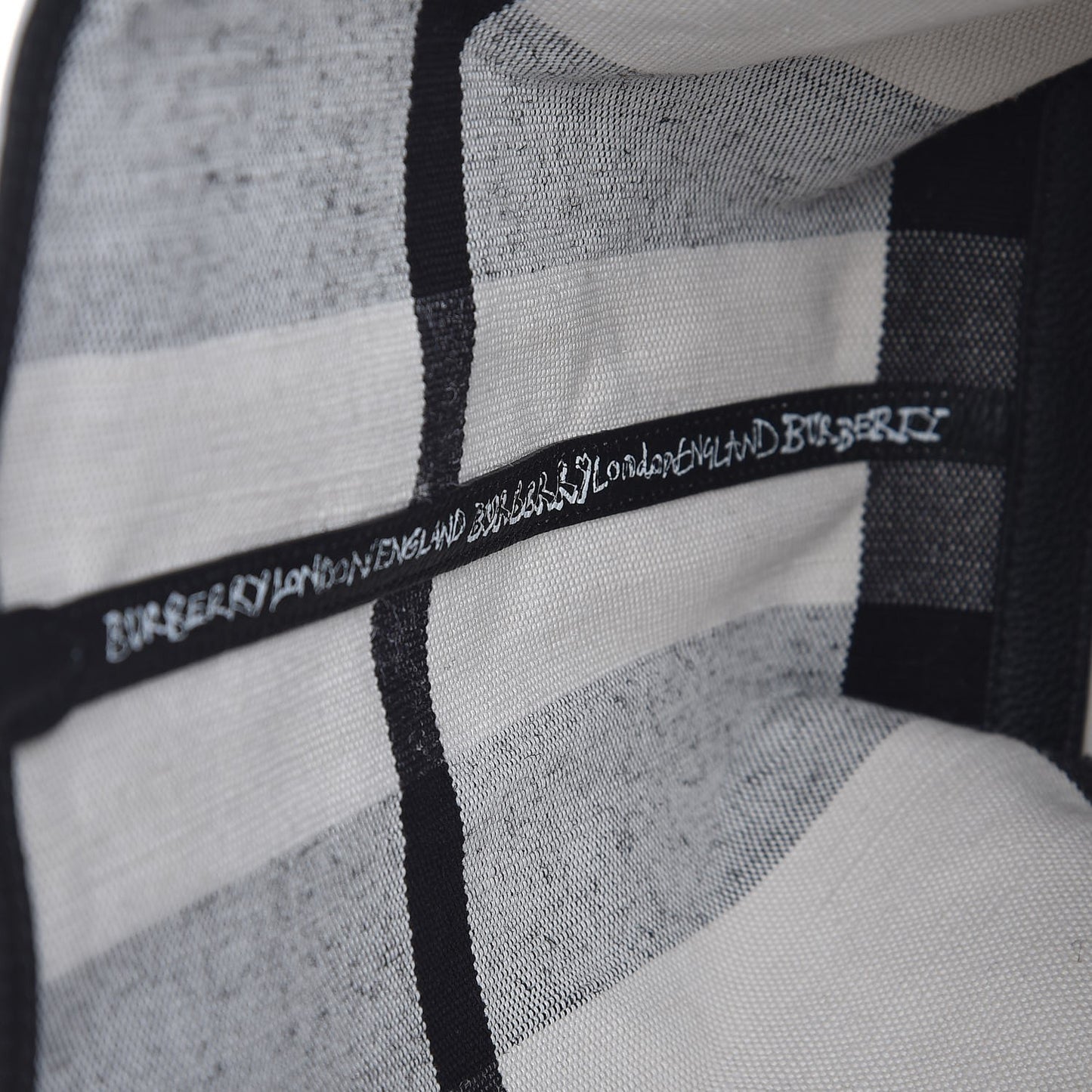 Coated Canvas Medium Reversible Doodle Tote White Black Pink