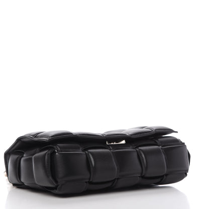 Bottega Veneta Lambskin Maxi Intreccio Padded Chain Cassette Crossbody Bag Black 4 of 9