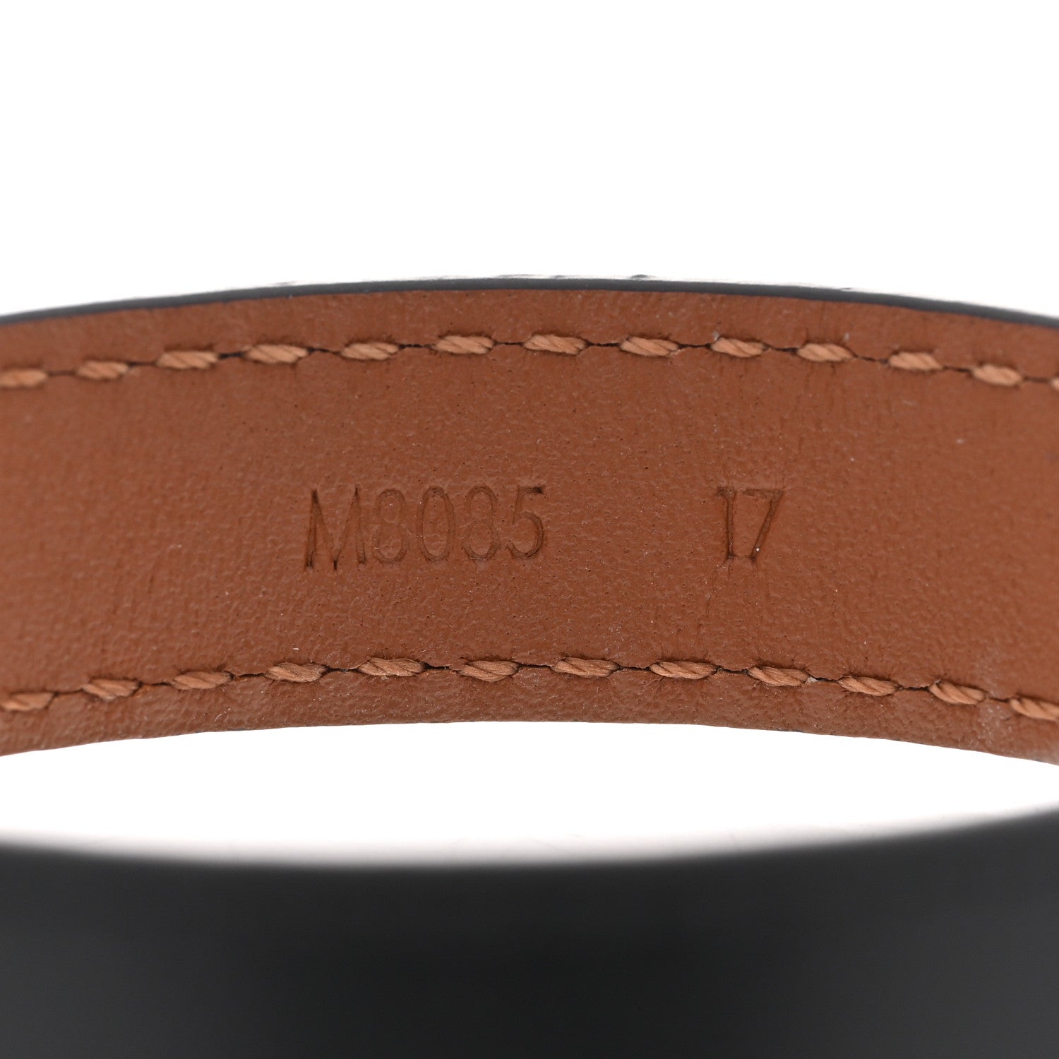 Louis Vuitton Calfskin Iconic Bracelet 17 Black 5 of 6