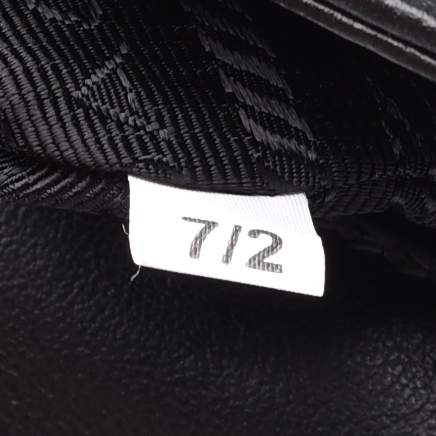 Prada Soft Calfskin Impunture Diagramme Medium Chain Flap Shoulder Bag Black 6 of 6