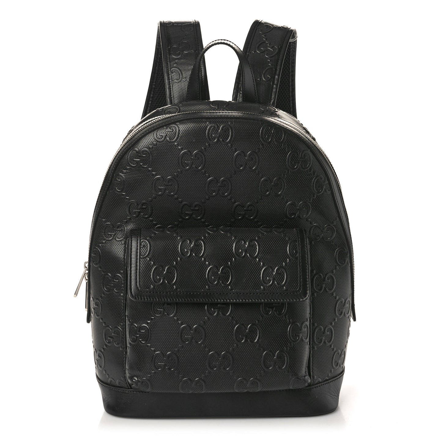 Calfskin GG Tennis Embossed Backpack Black