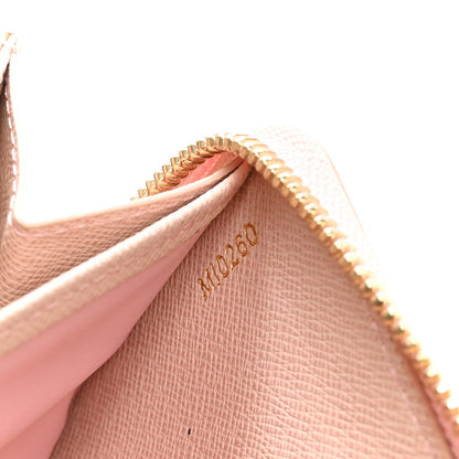 Louis Vuitton Damier Azur Zippy Wallet Rose Ballerine 7 of 8