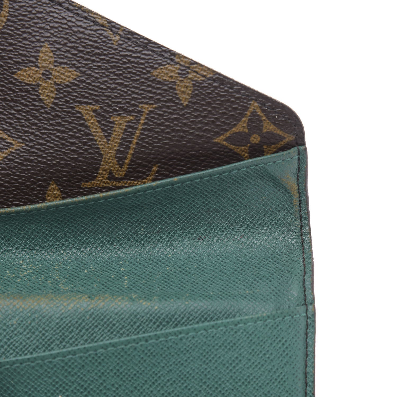 Louis Vuitton Monogram Josephine Wallet Vert 10 of 12