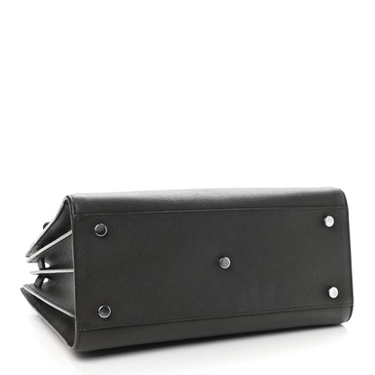 Saint Laurent Grained Calfskin Small Sac De Jour Coal 3 of 11
