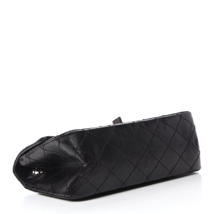 Chanel Aged Calfskin Quilted 2.55 Reissue Mini Flap Black 4 of 11