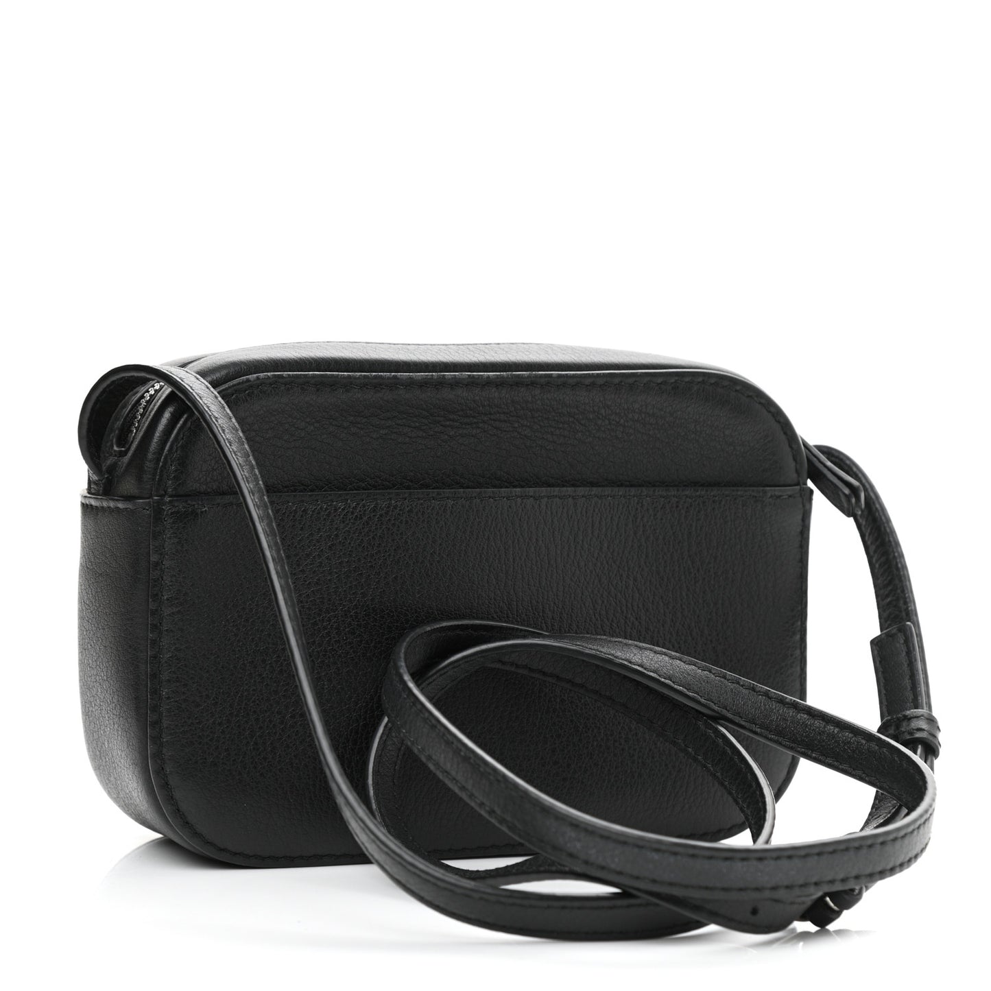 Calfskin Logo XS Everyday Camera Bag Black