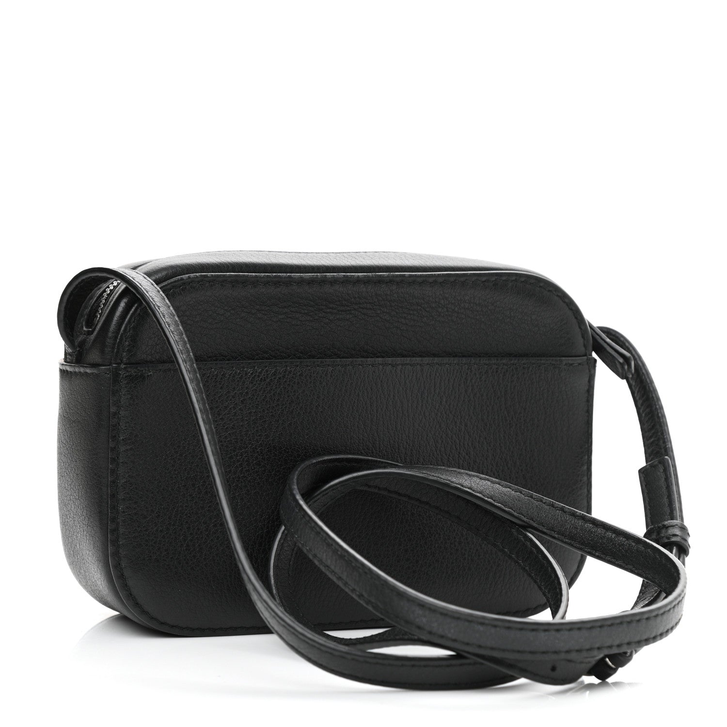 Balenciaga Calfskin Logo XS Everyday Camera Bag Black 3 of 10