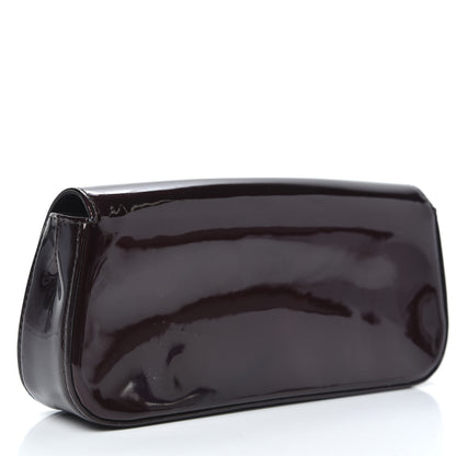 Louis Vuitton Patent Sobe Clutch Amarante 3 of 8