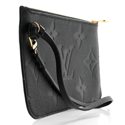 Louis Vuitton Empreinte Monogram Giant Neverfull MM Pochette Black 3 of 10