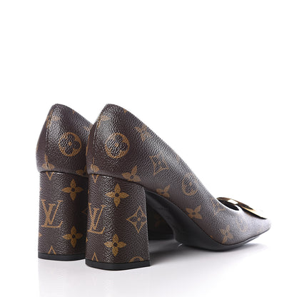 Louis Vuitton Monogram Madeleine Pumps 37 4 of 10