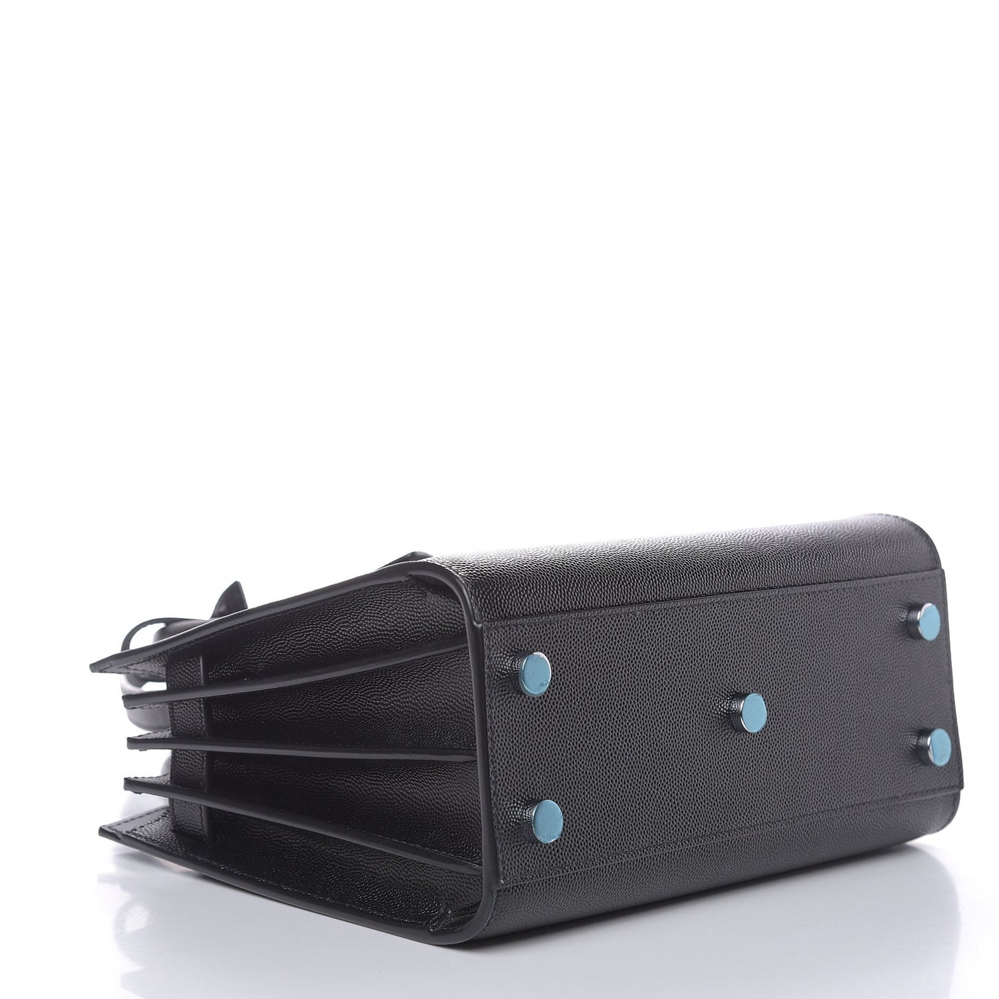 Grained Calfskin Nano Sac De Jour Black