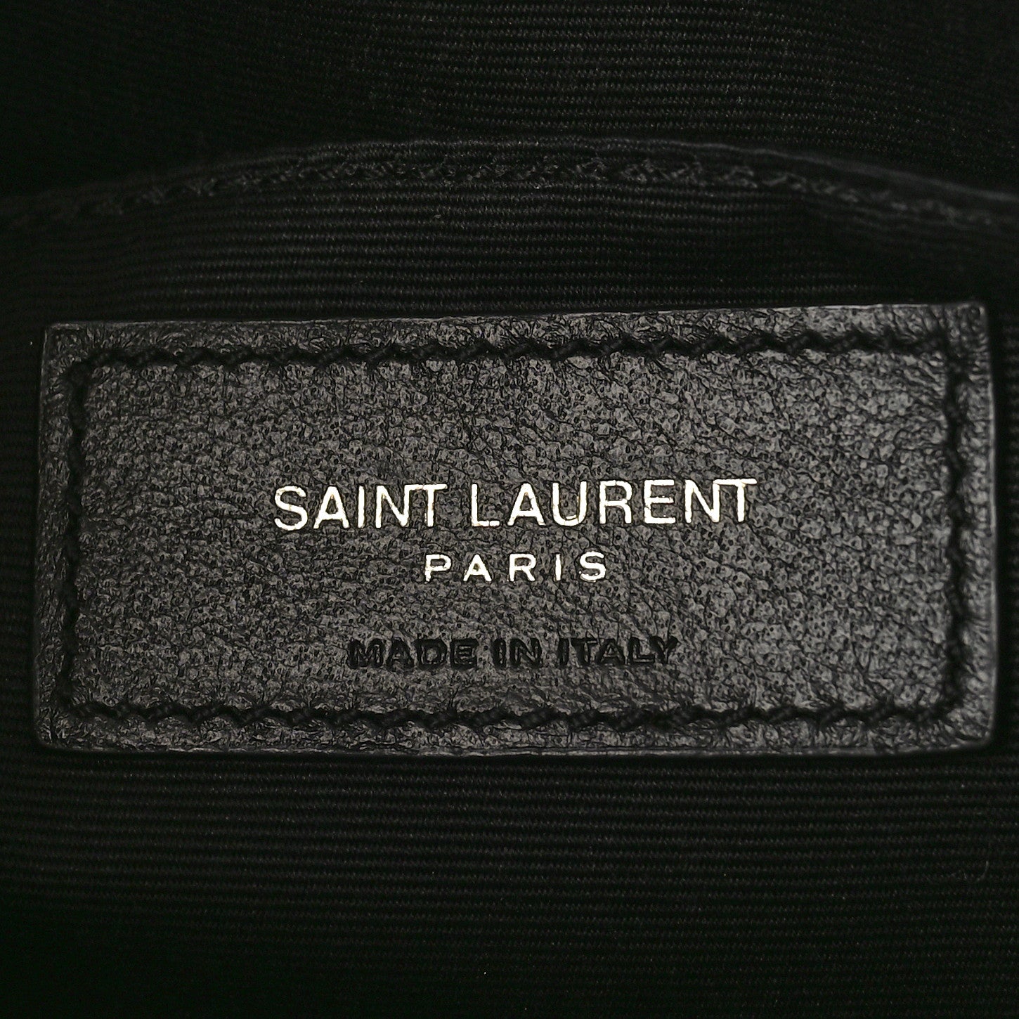 Saint Laurent Calfskin Matelasse Monogram Lou Camera Bag Black 6 of 10