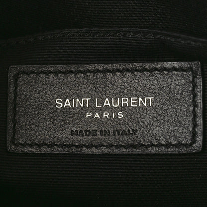 Saint Laurent Calfskin Matelasse Monogram Lou Camera Bag Black 6 of 10