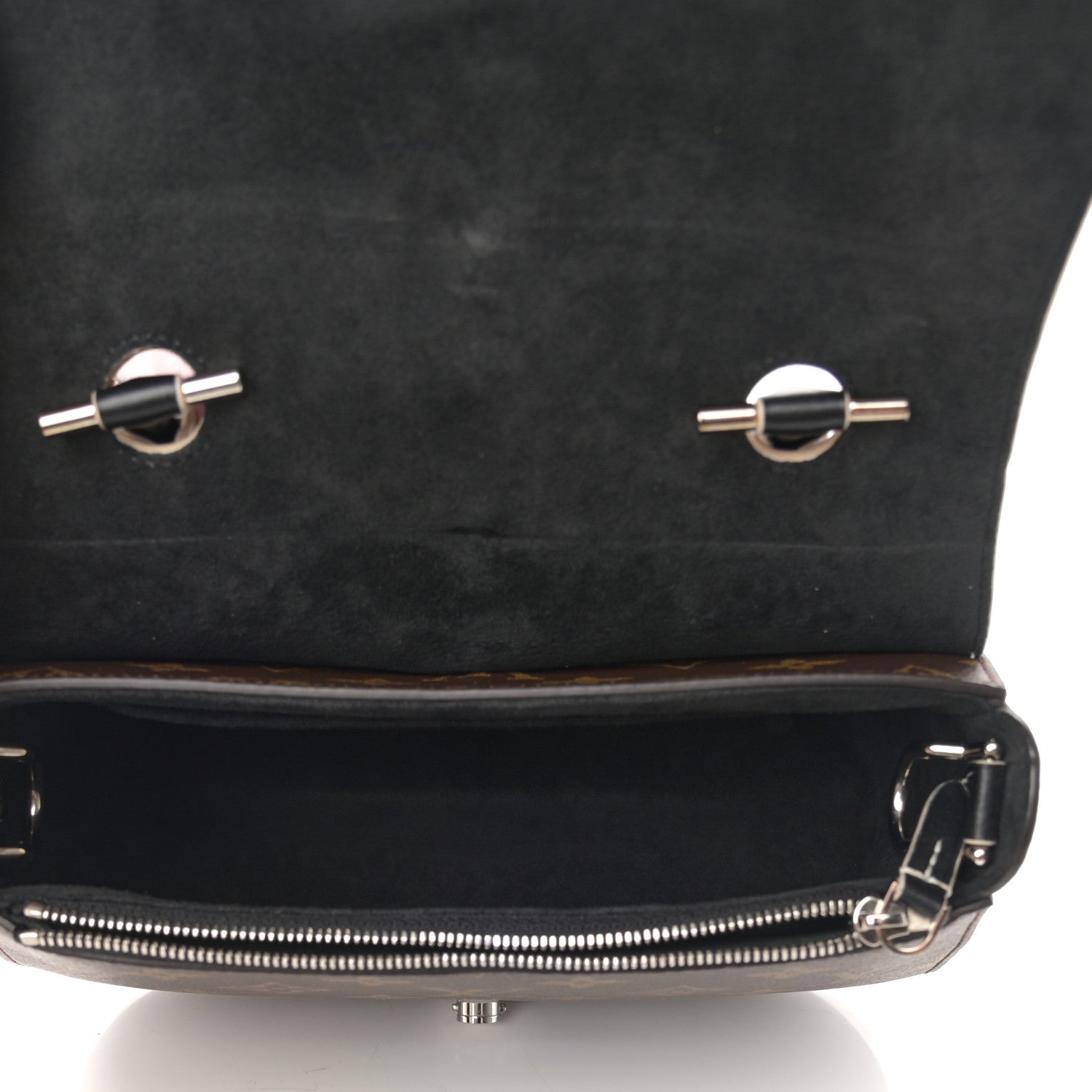 Louis Vuitton Calfskin Monogram Chain It Bag PM Black 5 of 12