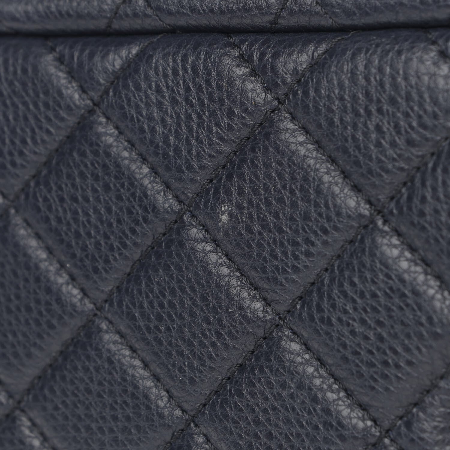 Chanel Calfskin Quilted XXL Travel Flap Bag Navy 11 of 12