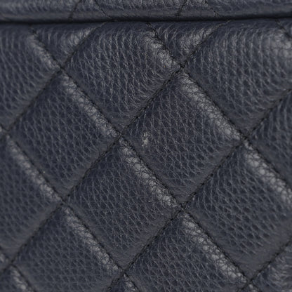 Chanel Calfskin Quilted XXL Travel Flap Bag Navy 11 of 12