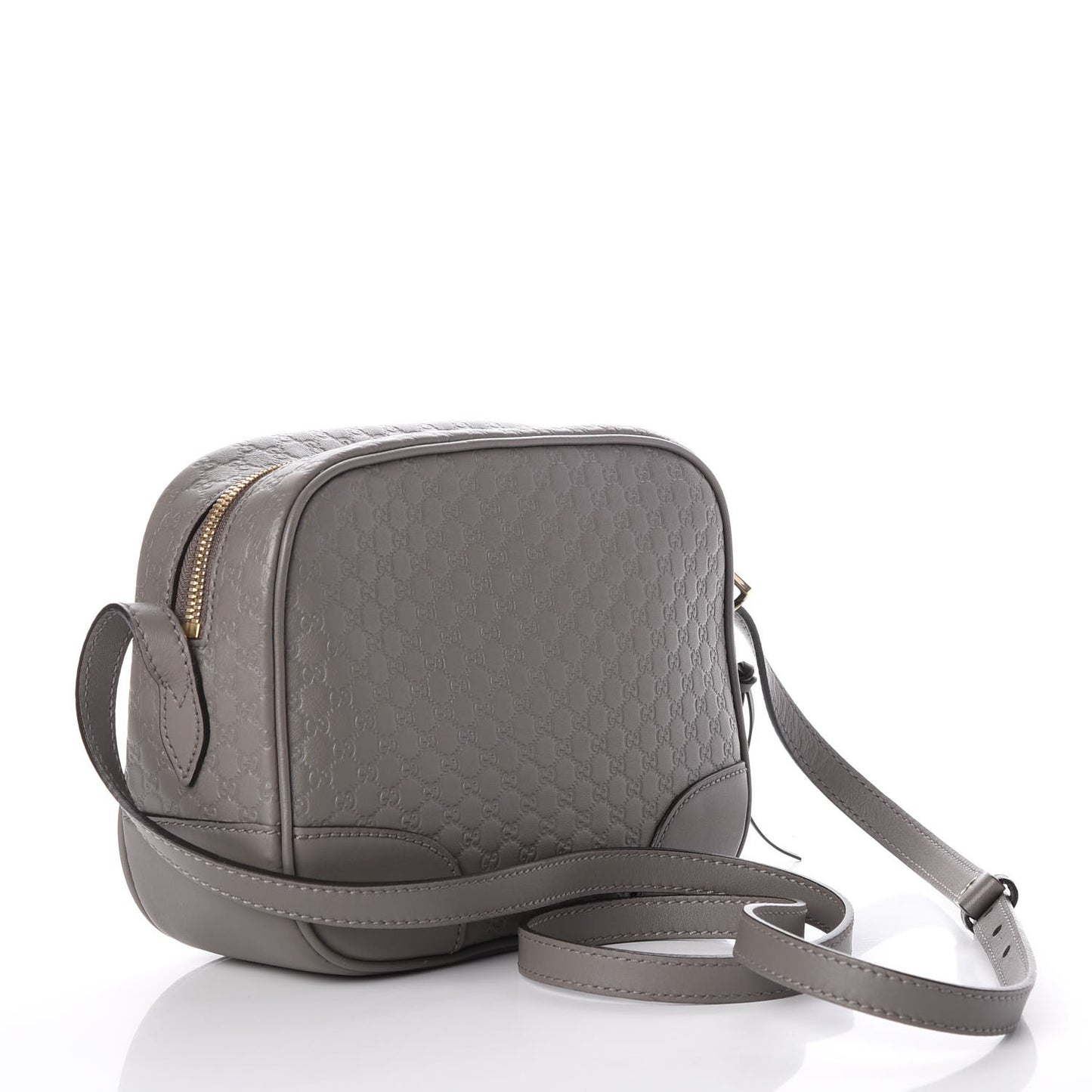 Microguccissima Mini Bree Messenger Bag Grey