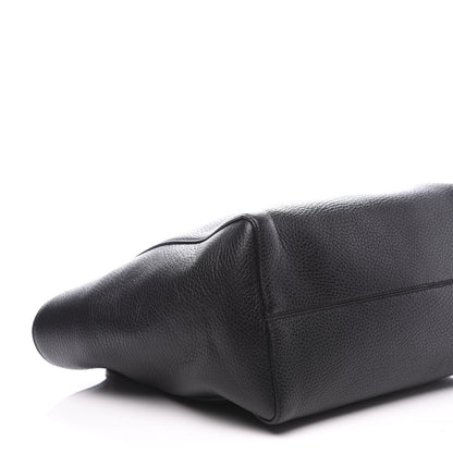 Gucci Pebbled Calfskin Small Swing Tote Black 8 of 10