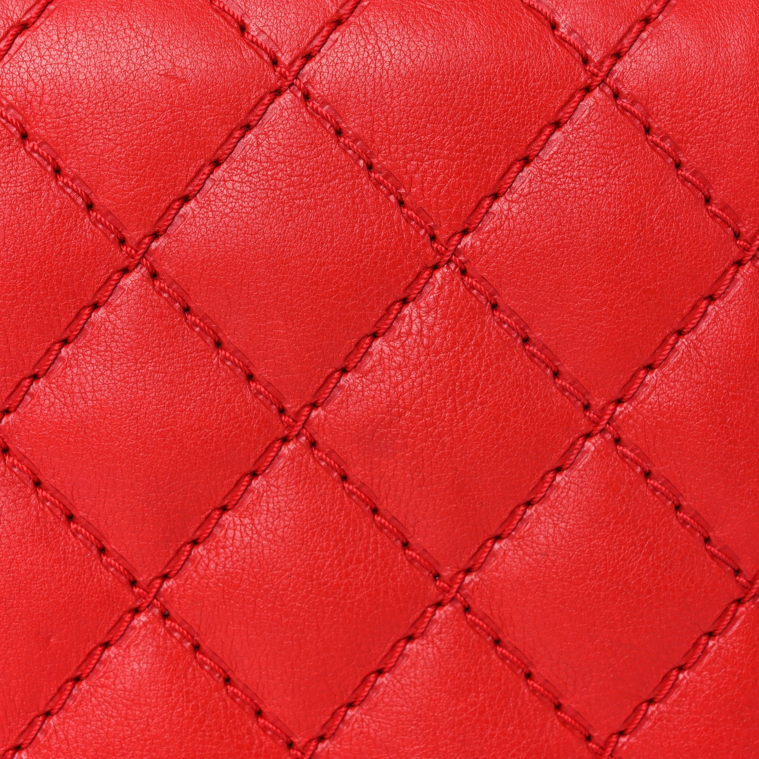 Chanel Calfskin Quilted Double Stitch Large Boy Flap Red 19 of 22