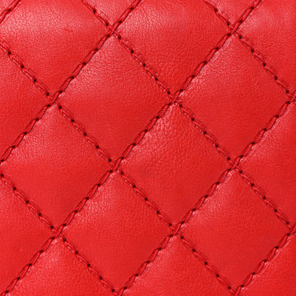 Chanel Calfskin Quilted Double Stitch Large Boy Flap Red 19 of 22