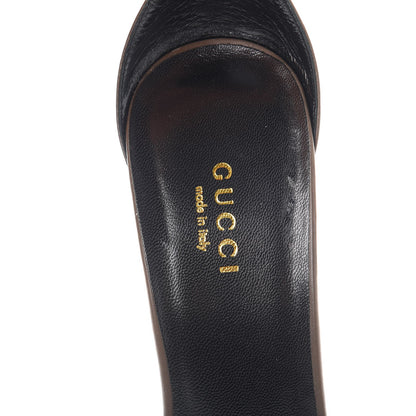 Gucci Calfskin Ursula Ankle Wrap Pumps 37.5 Grey Field 8 of 15