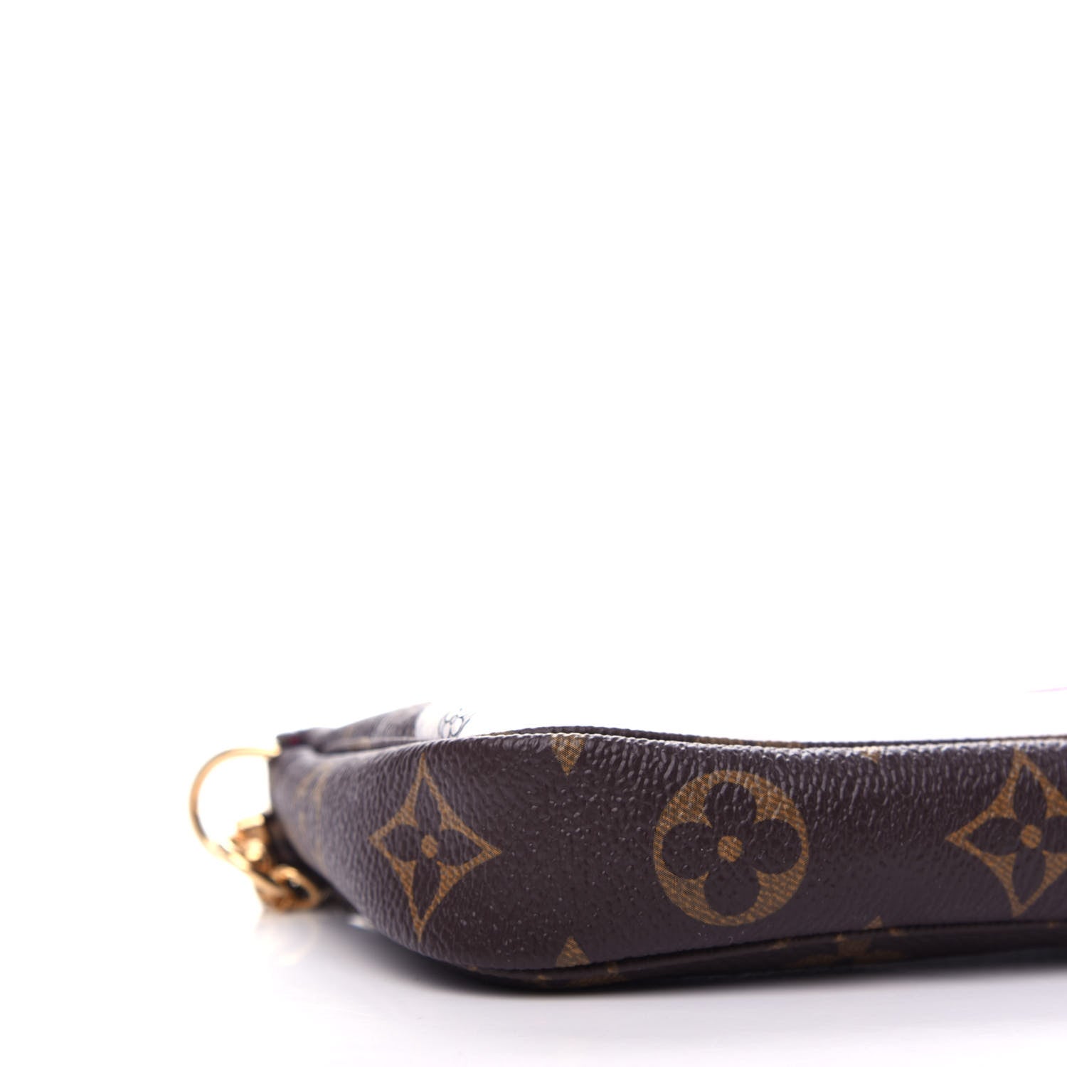 Louis Vuitton Monogram 2019 Christmas Animation Mini Courchevel Pochette Accessories Fuchsia 8 of 11