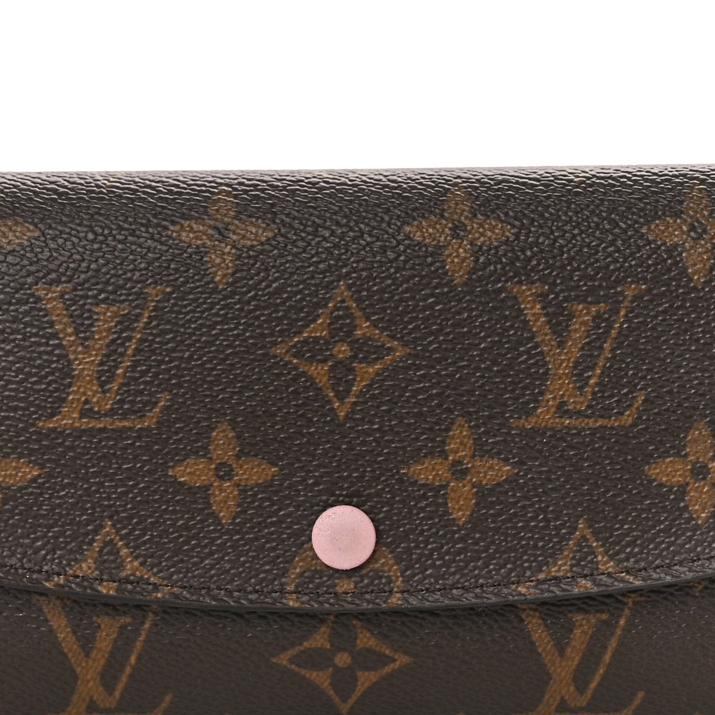 Monogram Emilie Wallet Rose Ballerine
