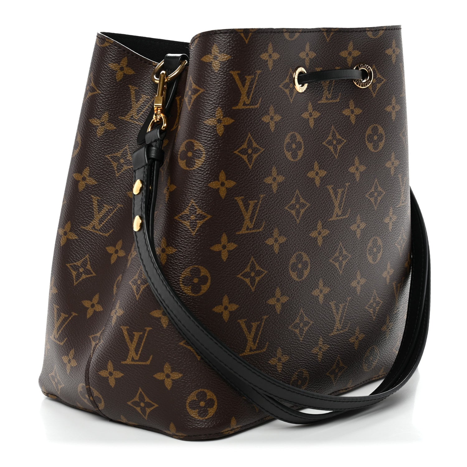Louis Vuitton Monogram Neonoe MM Black 3 of 9