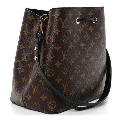 Louis Vuitton Monogram Neonoe MM Black 3 of 9