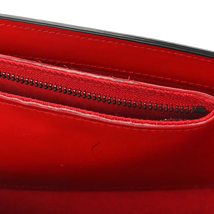 Christian Louboutin Calfskin Spikes Loubinthesky Paloma Clutch Black 14 of 15
